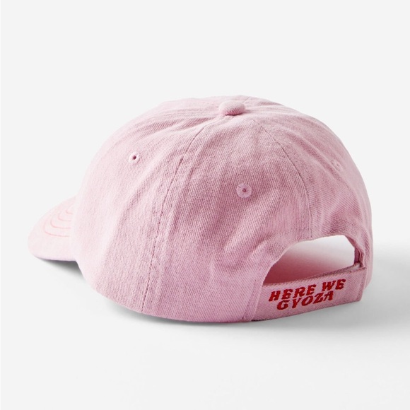 Cotton On Kids Girls Sports Club Baseball Cap Hat Adjustable Pink Gyoza Dumpling - Picture 7 of 7